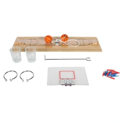 Afbeelding van MISTER GADGET Jeu à Boire Basketball 2 Shooters et 12 Pions Facile Assembler Dimensions : 32 x 3 11 cm