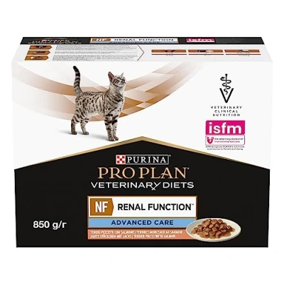 Afbeelding van Erinaire diëten nf nierfunctie natte kattenvoedsel zalm 10x85G