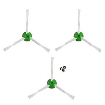 Afbeelding van MIRTUX Set van 3 zijborstels, compatibel met Roomba E5 i7, E5, E6, i7+, J7, J7+ Plus, reserveborstels drie borstels