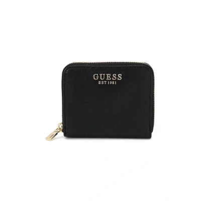 Afbeelding van GUESS Portemonnee Laurel SLG Small Zip Around Wallet Bone Lichtgrijs