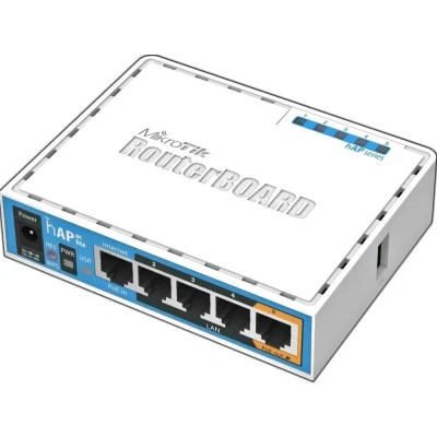 Afbeelding van MikroTik RB952Ui 5ac2nD 2.4Ghz/5Ghz Router hAP ac lite Vijf Ethernet poorten PoE out