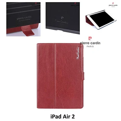 Afbeelding van Pierre Cardin Apple Rood Book Case hoesje iPad Air 2 Smart Tablethoes