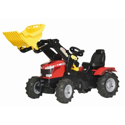 Afbeelding van Rolly Toys rollyFarmtrac Massey Ferguson 8650 traptrekker met voorlader en luchtbanden
