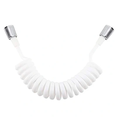 Afbeelding van 2 m Flexibele Telescopische Doucheslang ABS Spring Vervanging voor Badkamer Handheld Douchekop Toilet Bidet Sproeier (Wit)