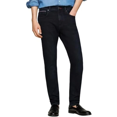 Afbeelding van Tommy Hilfiger Houston PSTR Modoc IND MW0MW36682 Tapered, Denim (Modoc Indigo), 38W/32L, 38W / 32L