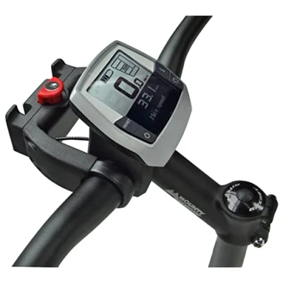 Afbeelding van Klickfix Stuuradapter E, met slot, voor e bikes display, universeel, geschikt sturen van 22 26 mm diameter en oversized 31,8