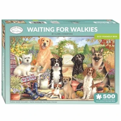 Afbeelding van Waiting for Walkies Puzzel 500 Stukjes