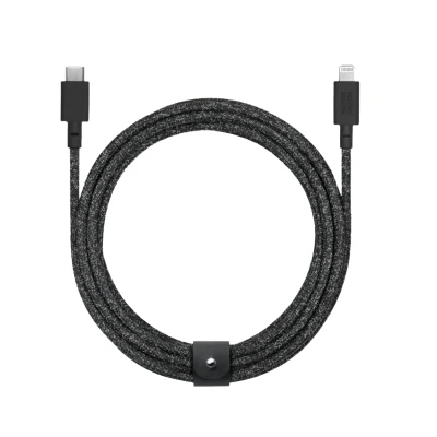 Afbeelding van Native Union Belt Cable USB C naar Lightning (3 meter) Cosmos Black