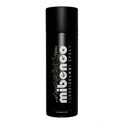 Afbeelding van mibenco 71429005 vloeibare rubberspray mat 400 ml zwart