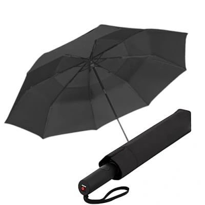 Afbeelding van Knirps Duomatic Paraplu, Maat: One Size, Black