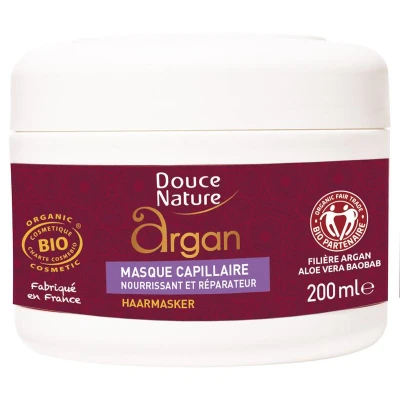 Afbeelding van Douce Nature Haarmasker capillaire Argan Bio, 200 ml