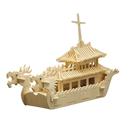 Afbeelding van Pebaro Houten Bouwset Drakenboot