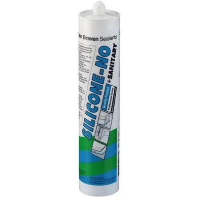Afbeelding van Zwaluw Silicone NO plus Sanitary grijs koker 310 ml