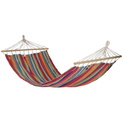 Afbeelding van Bo Camp Hangmat Samba Met spreidstok Rainbow