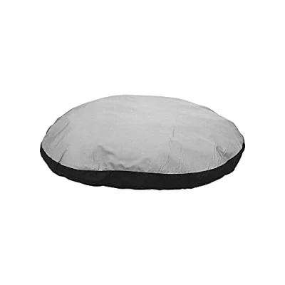 Afbeelding van Doc Bed Ovaal Hondenkussen Grijs &amp; Zwart 60 x 50 8 cm