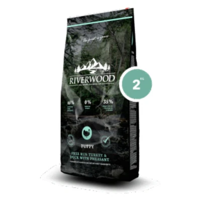 Afbeelding van Riverwood Puppy Kalkoen&amp;Eend Hondenvoer 2 kg