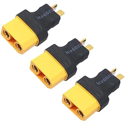 Afbeelding van Yiqigou 3 stks xt90 XT 90 mannelijke vrouwelijke Connector naar T Plug Deans Stijl Conversie Adapter (Deans adapter)
