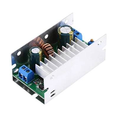 Afbeelding van Akozon DC naar opwaarts stroomvoorzieningsmodule 200 Watt 7 A 6 35 V tot 55 High Power Step Up Boost Converter oplader module met aluminium behuizing