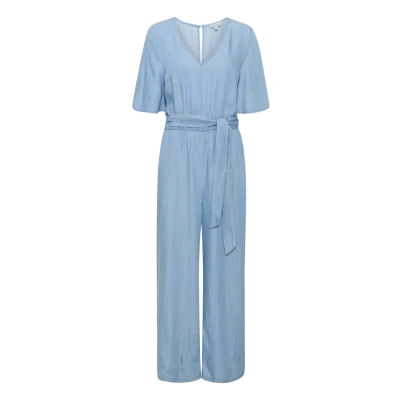 Afbeelding van Part Two Adriennepw JU Jumpsuit, Dames, Maat: 32, Medium blue denim