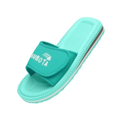 Afbeelding van Kubota Badslippers met Klittenbandsluiting Dames Slippers zomer voor strand Schoenen douche en sauna Zee Kleur 40