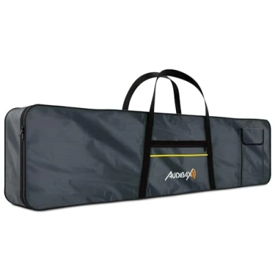 Afbeelding van AUDIBAX Onyx Bag 88 Keyboardtas Keyboard of piano cover voor toetsen Geschikt de meeste merken en waterdicht Afmetingen: 33 x 136 16 cm