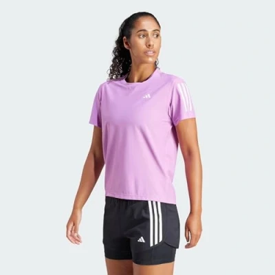 Afbeelding van adidas Dames Own The Run Base Tee, preloved purple, XS