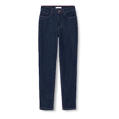 Afbeelding van Tommy Hilfiger Blauwe Katoenen Jeans En Broek Tapered