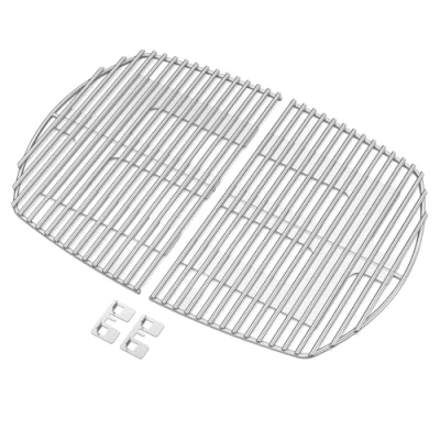 Afbeelding van Onlyfire RVS Kookgrill Rooster Fit Weber Q300, Q320, Q3000, Q3100, Q3200 Serie Gas Grill