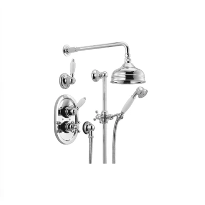 Afbeelding van Huber Croisette Inbouw Thermostatische Doucheset Brons 912.CS01H.BA