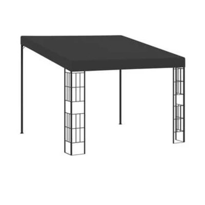 Afbeelding van Wandprieel 3x3 m stof antracietkleurig