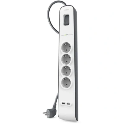 Afbeelding van Belkin BSV401VF2M Overspanningsbeveiliging