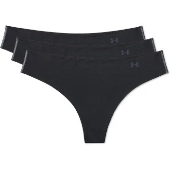 Afbeelding van Under Armour 6P Pure Stretch Thong Zwart Small Dames