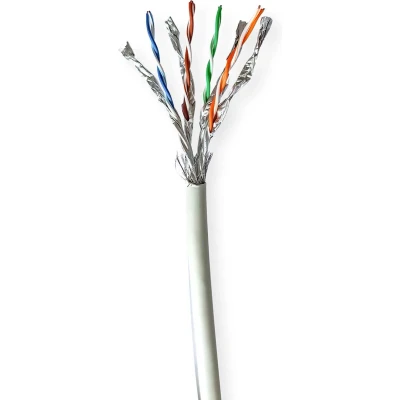 Afbeelding van Netwerkkabel Cat7 S/FTP 100 meter (Stugge kern, 100% koper)