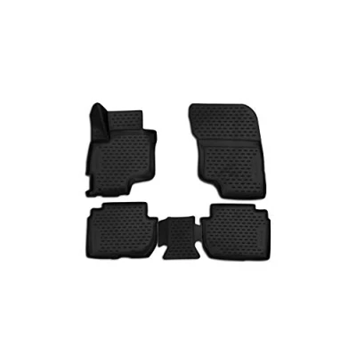 Afbeelding van Element Rubbermatten 3D voor MITSUBISHI Outlander PHEV, 2014 2019, 4 delig, zwart