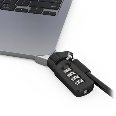 Afbeelding van Compulocks MacBook Air The Ledge Lock M2 en M3 T slot met cijferslot veiligheidskabel
