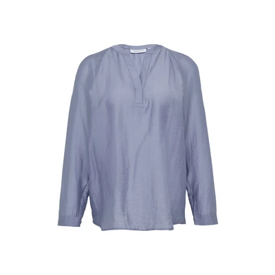 Afbeelding van comma casual identity Blouse, Dames, Maat: 34, Hellblau