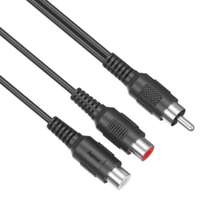 Afbeelding van Hama Subwoofer Adapter Cinch Stekker 2 Koppelingen