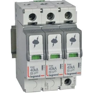 Afbeelding van Legrand overspanningsbeveiliger t2 3p 40ka 1 7kv uc 320v 412242
