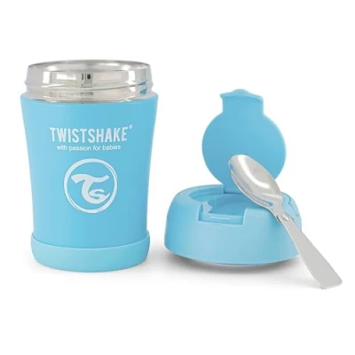 Afbeelding van TWIST SHAKE Thermos 350 ml in pastelblauw