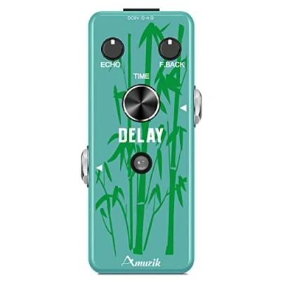 Afbeelding van Amuzik Analoge Gitaar Delay Effectpedaal Vintage Effect Met True Bypass en Volledige Metalen Shell Switching