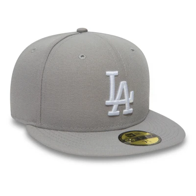 Afbeelding van New Era Los Angeles Dodgers Cap Mlb Basic Grey/White 6 7/8 55cm