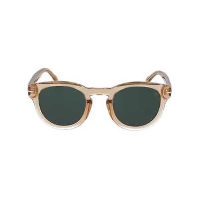 Afbeelding van DAVID BECKHAM Uomo DB 7041/S FLAT FMP/MT Occhiali da sole Acetato Ocra Grigio Rotonda Specchiato