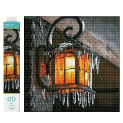Afbeelding van Diamond Dotz DQ8 022 Squares Frosty Light, ca. 34,5 x cm groot, Painting schilderen met diamanten, fonkelende afbeelding om zelf vorm te geven, voor kinderen en volwassenen, kleurrijk