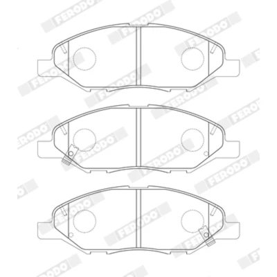 Afbeelding van Ferodo Remblokset FDB5303