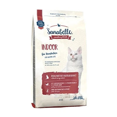 Afbeelding van Sanabelle Indoor droogvoer voor volwassen katten (vanaf 12 maanden) speciaal geschikt binnenkatten en met een beperkte mobiliteit 4 x 2 kg