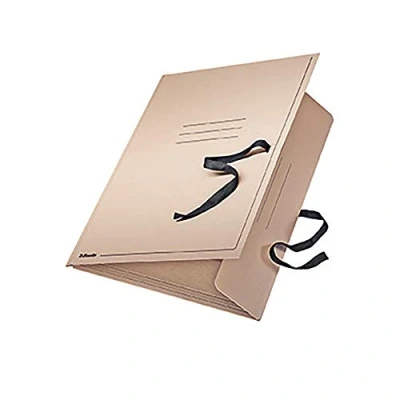 Afbeelding van Leitz Esselte 6586 Tekenmap (met banden, A3, karton), naturel