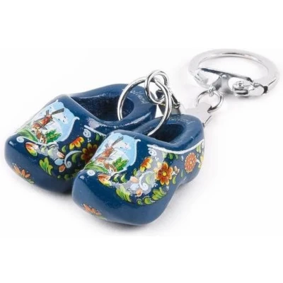 Afbeelding van Sleutelhanger Klomp Dubbel Holland Blauw 4 Cm Souvenir
