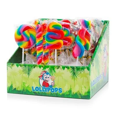 Afbeelding van Lolly Regenboog mini assorti per stuk