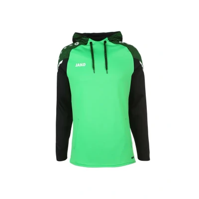 Afbeelding van Sweater met kap Performance Zachtgroen/zwart / S
