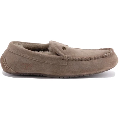 Afbeelding van Pantoffel Warmbat Men Earlwood Suede Moss Schoenmaat 42